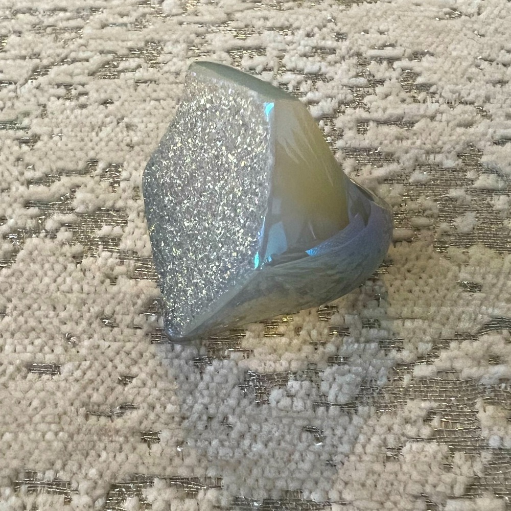 Kendra Scott Penelope Solid Drusy Stone Ring size 7